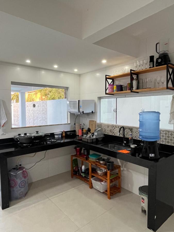 Casa Com Piscina Em Coroa Vermelha Santa Cruz Cabrália Exterior foto