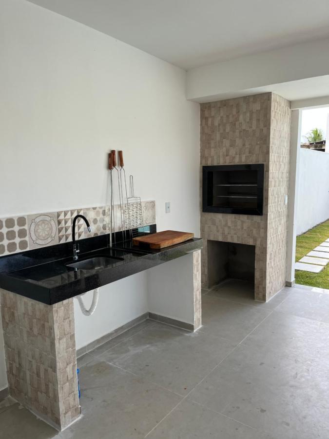 Casa Com Piscina Em Coroa Vermelha Santa Cruz Cabrália Exterior foto